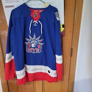 New York Rangers K'Andre Miller Retro Reverse Jersey Men's XL Size 54